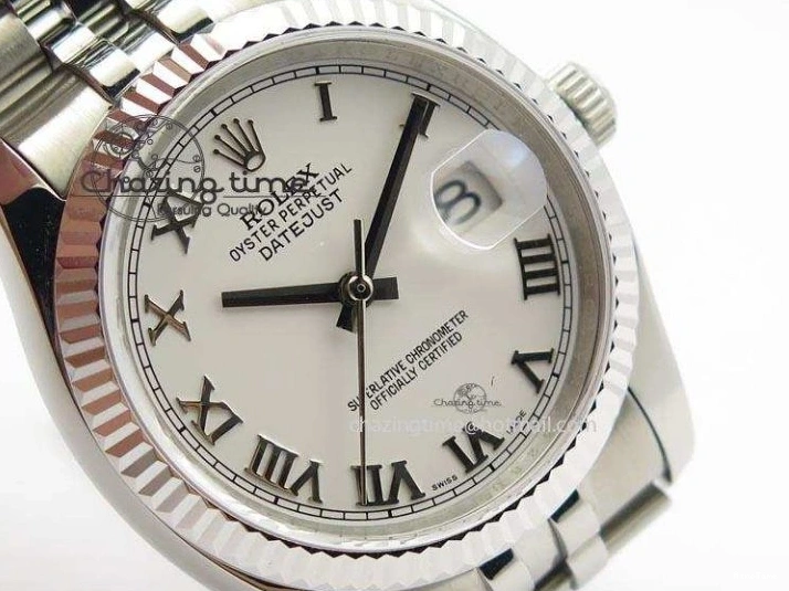 MiroTime 0420 DateJust 116234 BP Best Edition SS Sliver Dial Roman Markers On SS Bracelet A2824 V Tailored 3941